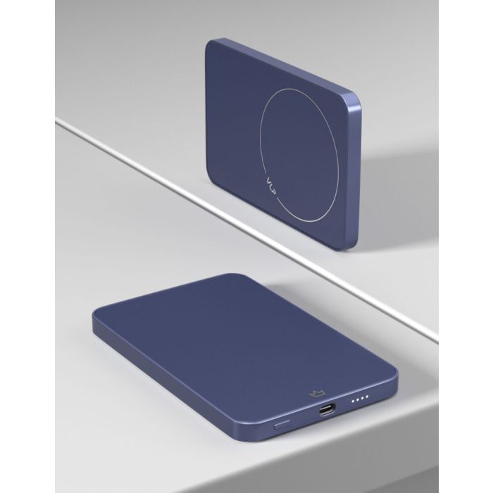 VLP Diamond Energy MagSafe, Qi2, 5000 mAh, 3A, USB-C, Blue / 1044009