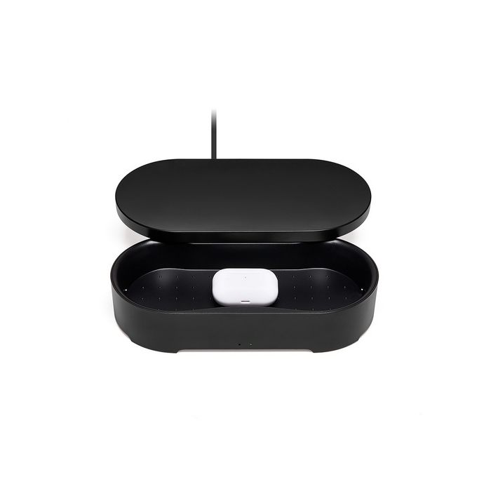Lexon Oblio Box with Sanitizer Black/LH69N