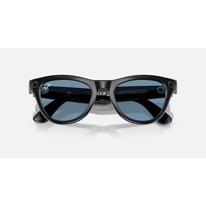 Ray-Ban Skyler (RW4010) Shiny Black / Transitions Cerulean Blue (C601/MF52)