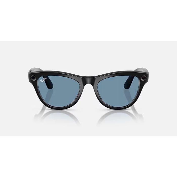 Ray-Ban Skyler (RW4010) Shiny Black / Transitions Cerulean Blue (C601/MF52)