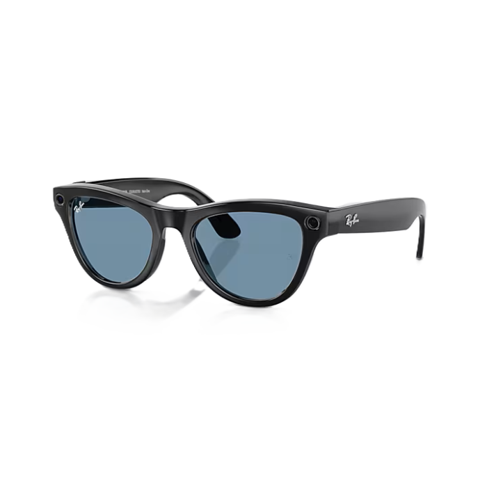 Ray-Ban Skyler (RW4010) Shiny Black / Transitions Cerulean Blue (C601/MF52)