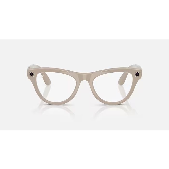 Ray-Ban Skyler (RW4010) Shiny Chalky Gray / Transitions Sapphire (C6700MF52)