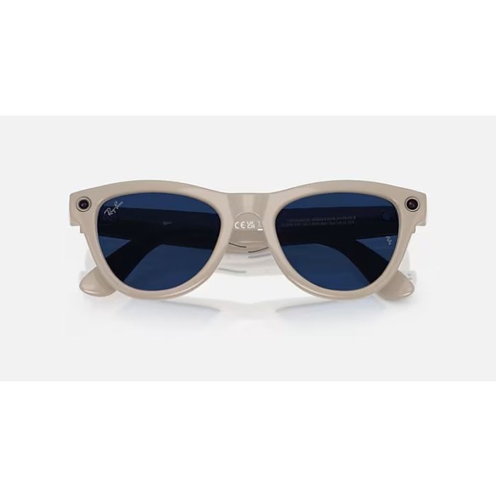 Ray-Ban Skyler (RW4010) Shiny Chalky Gray / Transitions Sapphire (C6700MF52)