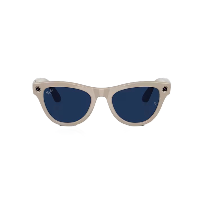 Ray-Ban Skyler (RW4010) Shiny Chalky Gray / Transitions Sapphire (C6700MF52)
