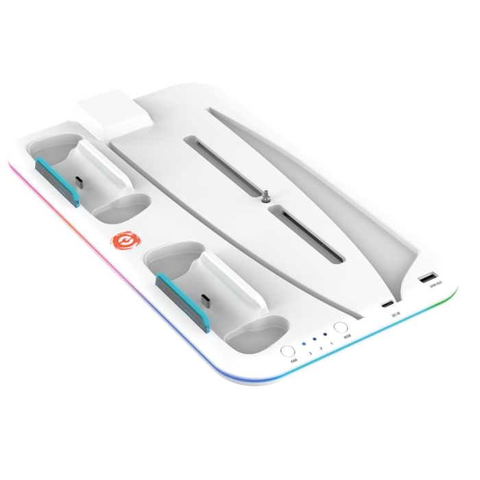 Canyon CND-CSPS5W/Cooling stand CS-5 RGB PS5 Charge White