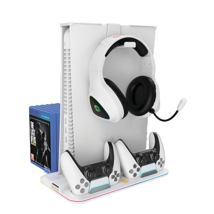 Canyon CND-CSPS5W/Cooling stand CS-5 RGB PS5 Charge White