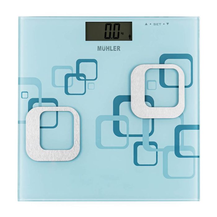 Muhler MSC-3033 1008558 Digital bathroom scale blue