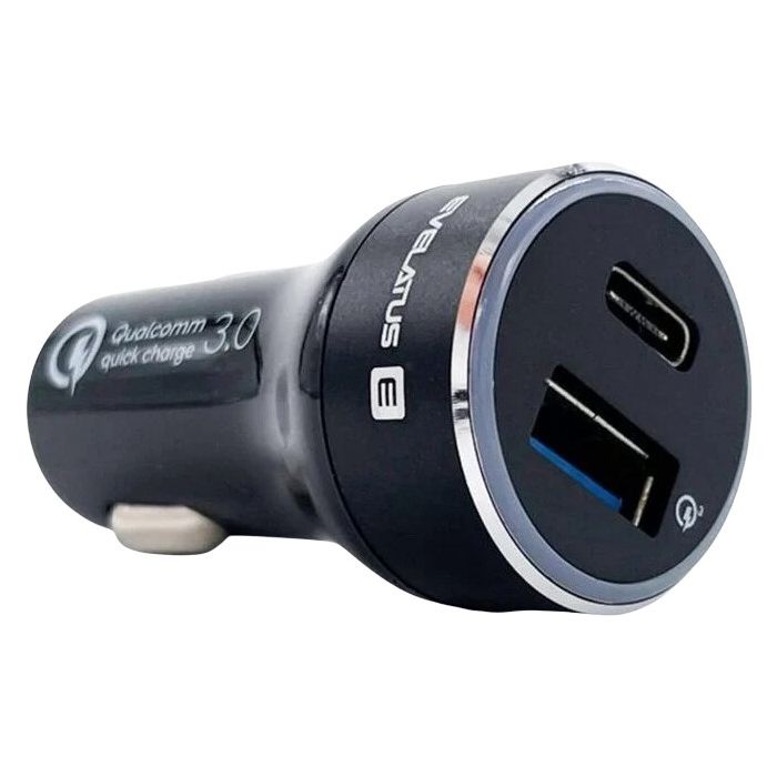 Evelatus Quick Car Charger/QCC03 Black
