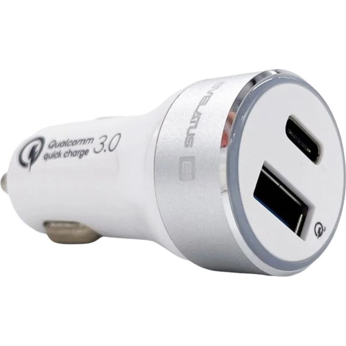 Evelatus Quick Car Charger/QCC03 White