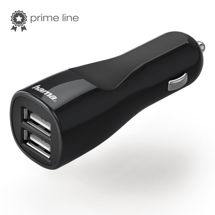 Hama Car Charger, 2x USB, 4.8 A, black (173609)