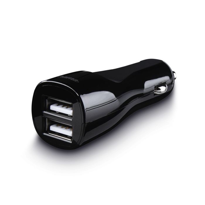 Hama Car Charger, 2x USB, 4.8 A, black (173609)