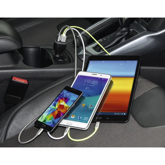 Hama Car Charger, 3x USB, 5.2 A, black (173603)