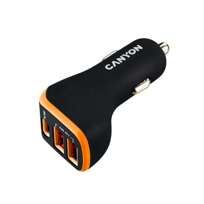 Canyon CNE-CCA08BO/3xUSB Car Charger