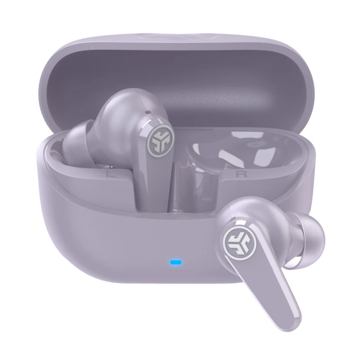 JLab Go Pods ANC True Wireless Earbuds, Lilac (IEUEBGOPODSRLLC124)