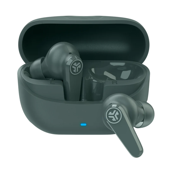 JLab Go Pods ANC True Wireless Earbuds, Sage (IEUEBGOPODSRSGE124)