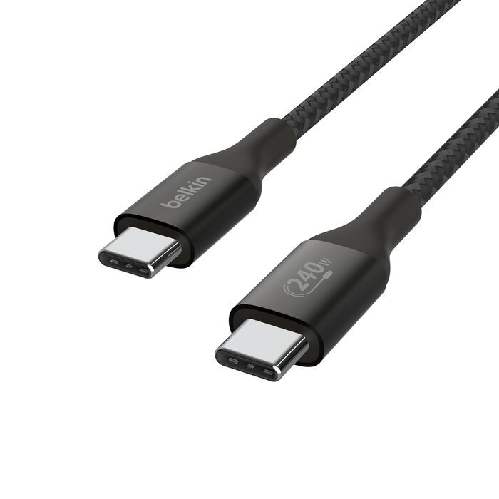 Belkin 240W Usb-C To Usb-C Cable, 1M, Black /CAB015BT1MBK