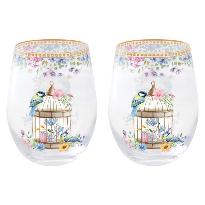 Easy Life 4015/SPBL decorated glass set 2pcs