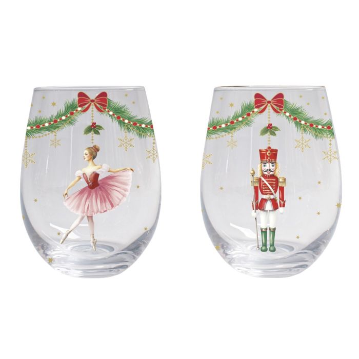 Easy life 4015/MNOE decorated glass set 2pcs