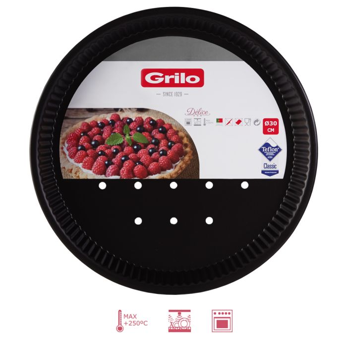 Grilo 403014G TART MOULD REM.BOTTOM PERF.28CM