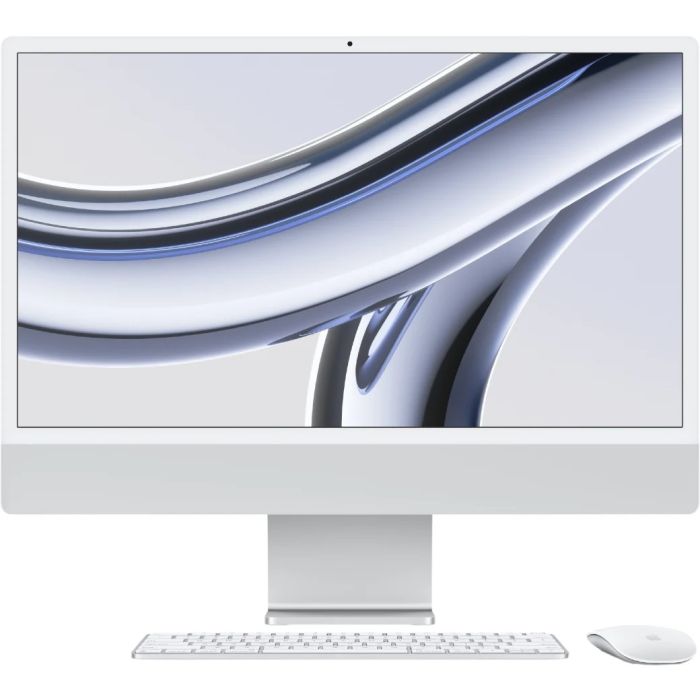 Apple iMac 24 Retina 4.5K M3 8/8 8/256 Silver /MQR93RU/A