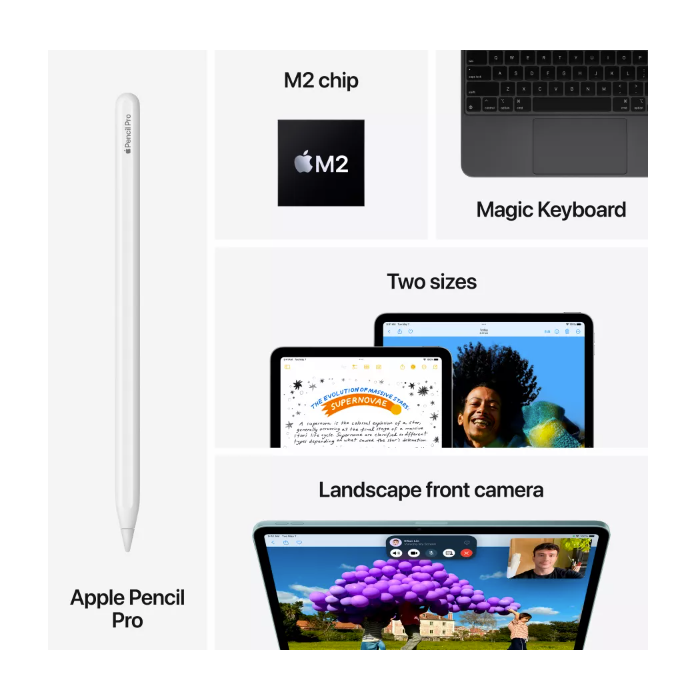 Apple iPad Air 13" M2 2024 Wi-Fi 128GB Space Gray /MV273*