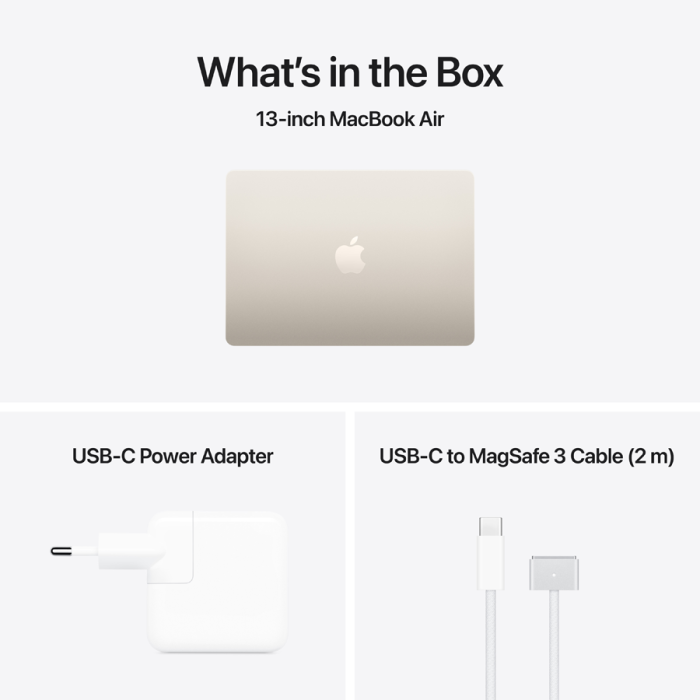 Apple MacBook Air 13 M5 10/8 16GB/512GB Starlight /MDHA4