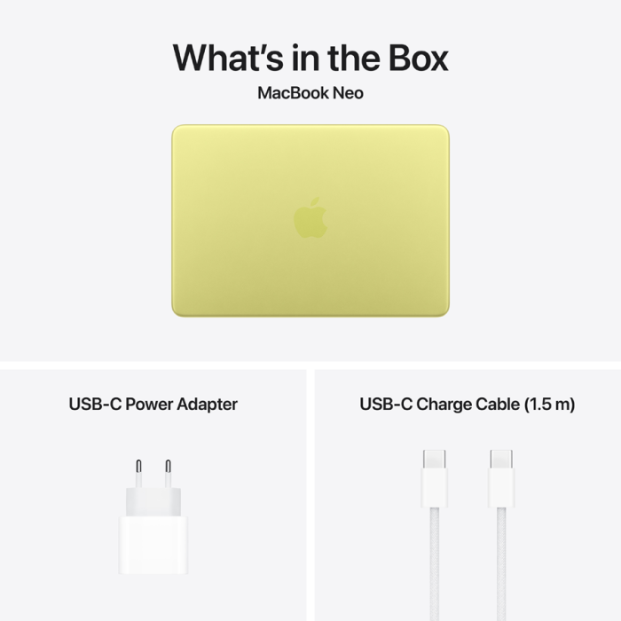 Apple MacBook Neo 13 A18 Pro 8GB/512GB TouchID Citrus /MHFE4