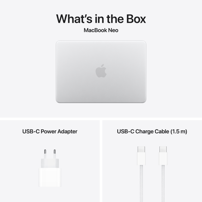 Apple MacBook Neo 13 A18 Pro 8GB/512GB TouchID Silver /MHFC4