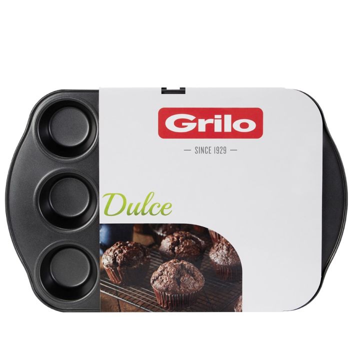 Grilo 430102 muffin pan 12 cups 41x26.5cm