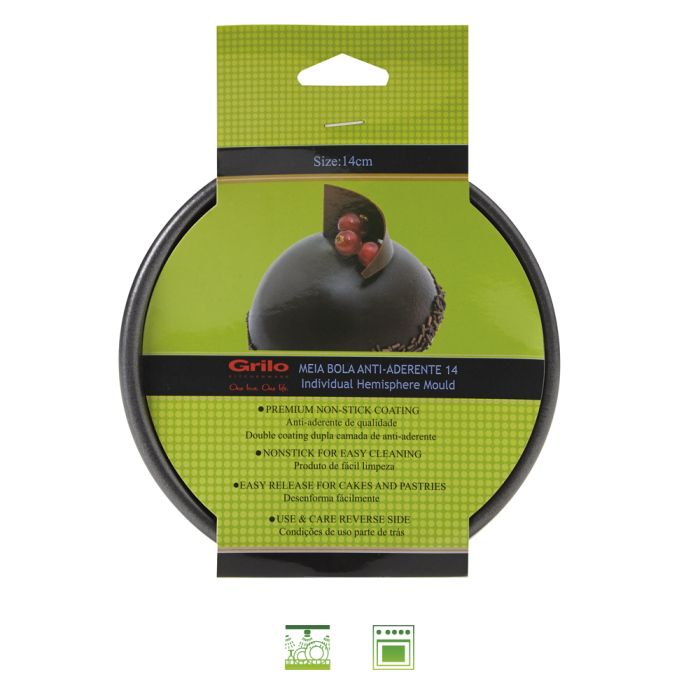Grilo 430134 half sphere mould 14x5cm