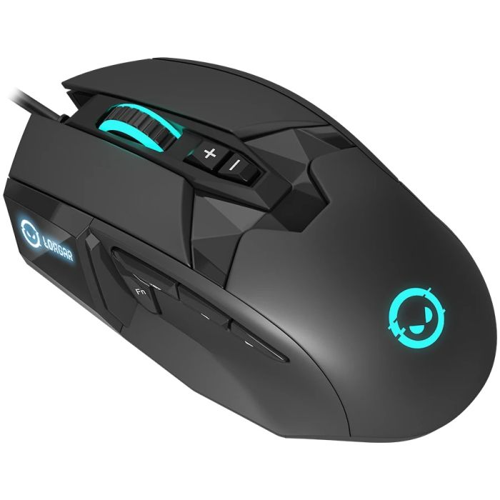 Lorgar Stricter 579 RGB 9 buttons Wired Mouse Black (LRG-GMS579)