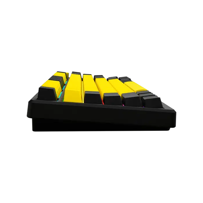 Lorgar KBP7075W Wireless Gaming Keyboard Pro, Black/Yellow /LRG-KBP7075W-YL-US
