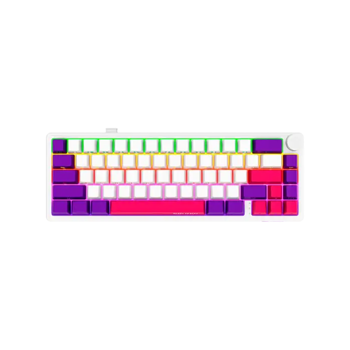 Lorgar KBP70MW, Wireless Mechanical Gaming Keyboard Pro, White /LRG-KBP70MW-WH-US