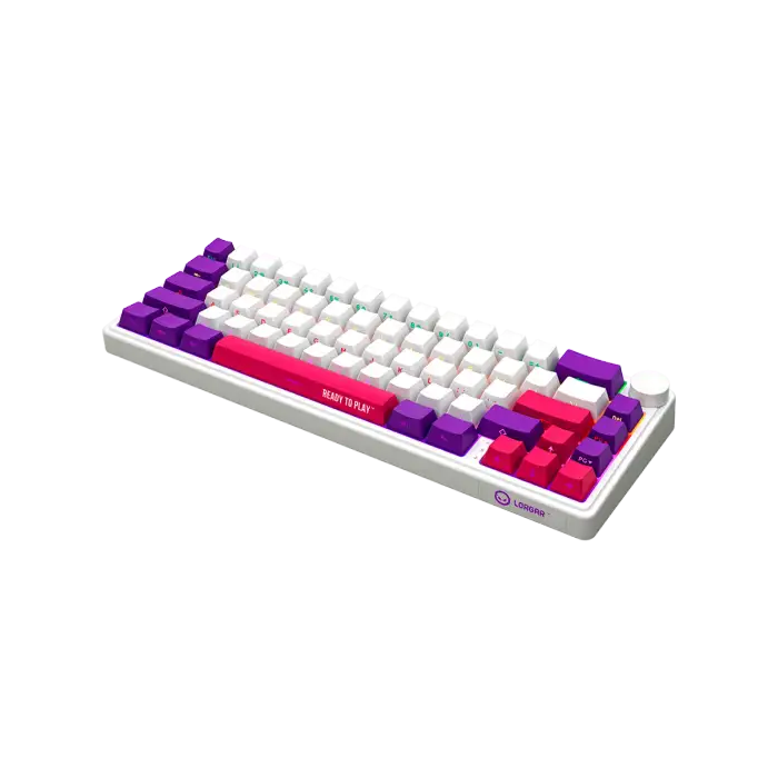 Lorgar KBP70MW, Wireless Mechanical Gaming Keyboard Pro, White /LRG-KBP70MW-WH-US