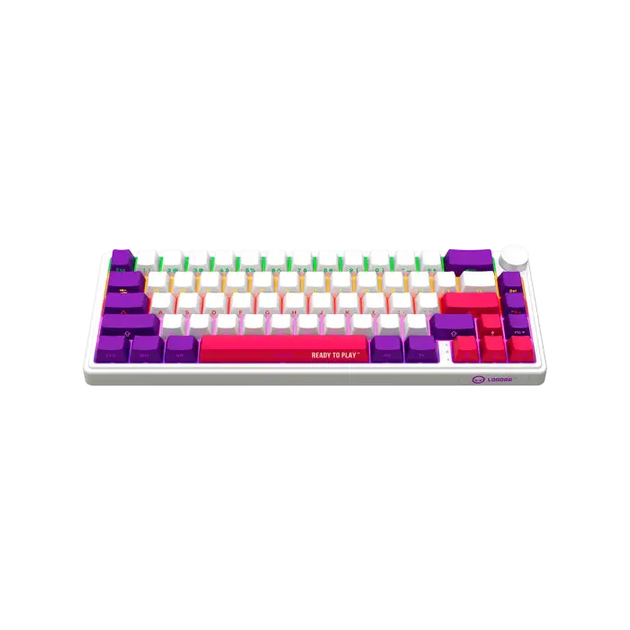Lorgar KBP70MW, Wireless Mechanical Gaming Keyboard Pro, White /LRG-KBP70MW-WH-US