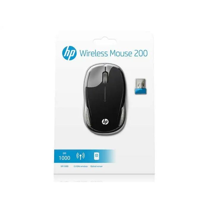 HP 200 Wireless Mouse Black/X6W31AA
