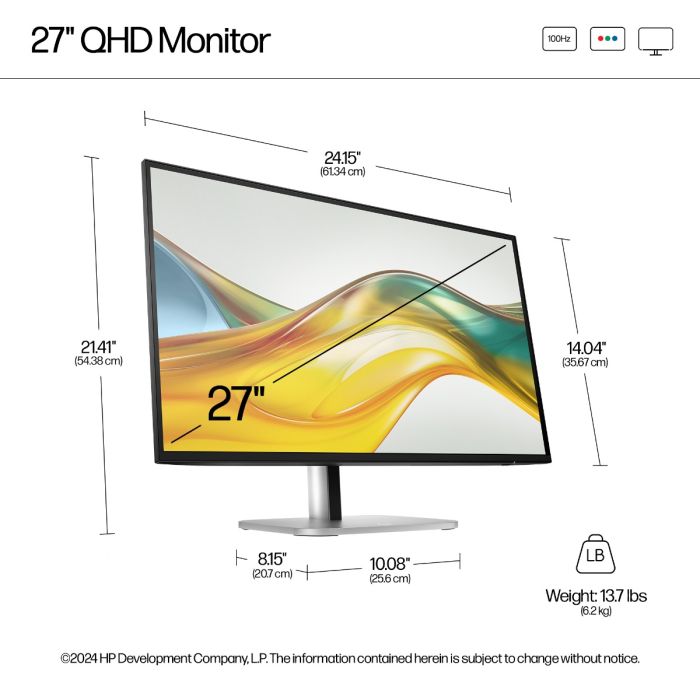 HP S5 Pro 527pq QHD MNTR_9D9S0UT