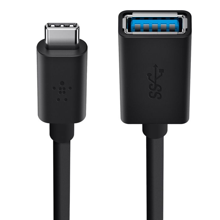 Belkin USB Type C-USB A Adapter Black/F2CU036BTBLK