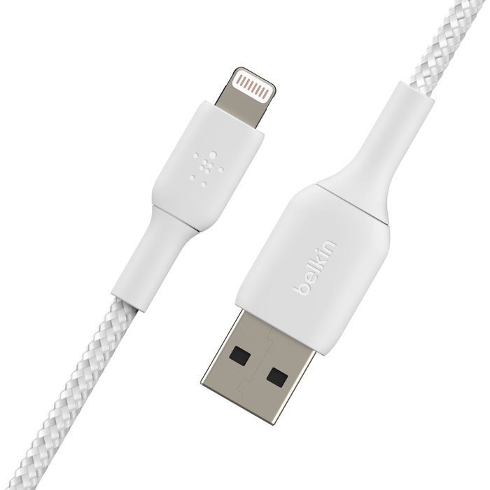 Belkin Lightning to USB-A Cable 1M WHT/CAA002BT1MW