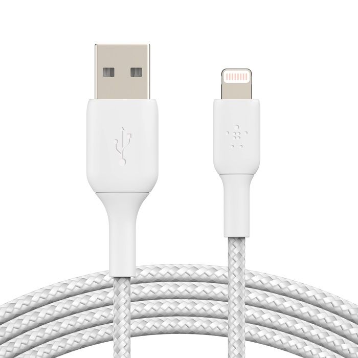 Belkin Lightning to USB-A Cable 1M WHT/CAA002BT1MW