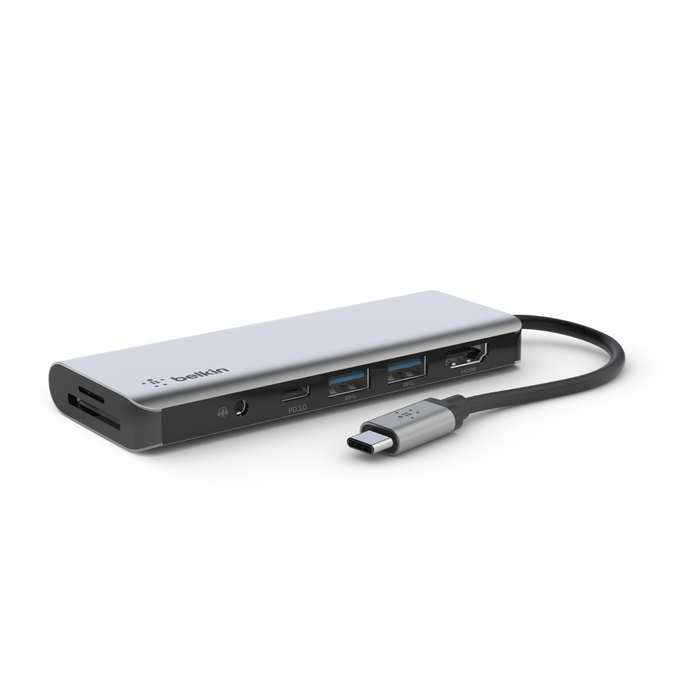 Belkin USB-C 7-IN-1 Multiport Adapter/AVC009BTSGY