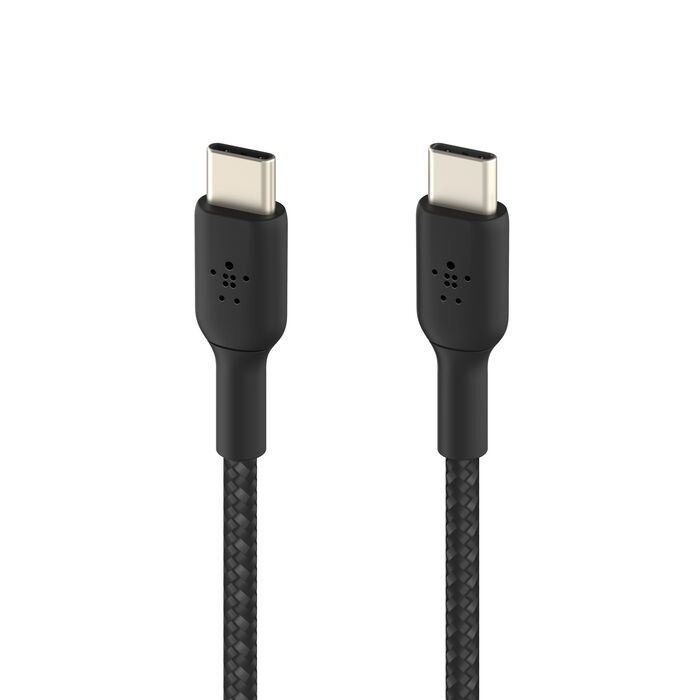 Belkin BRAIDED C-C 2.0 1M, BLK/CAB004BT1MBK