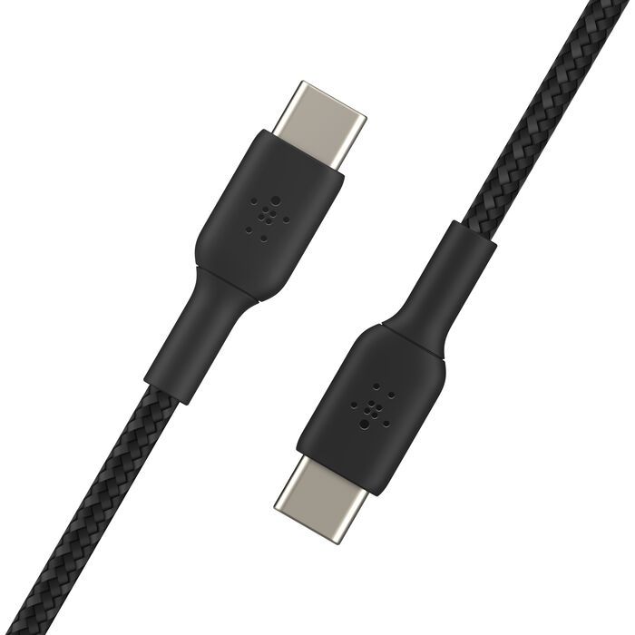 Belkin BRAIDED C-C 2.0 1M, BLK/CAB004BT1MBK
