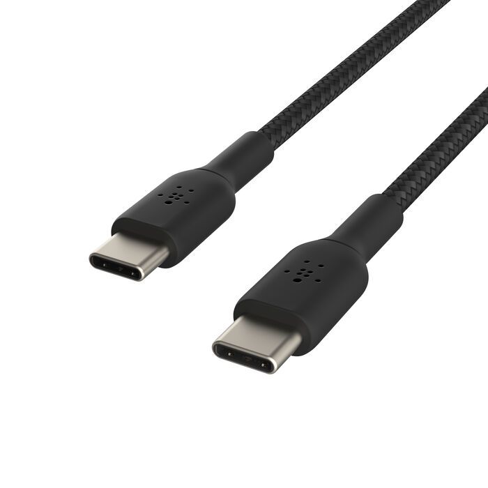Belkin BRAIDED C-C 2.0 1M, BLK/CAB004BT1MBK