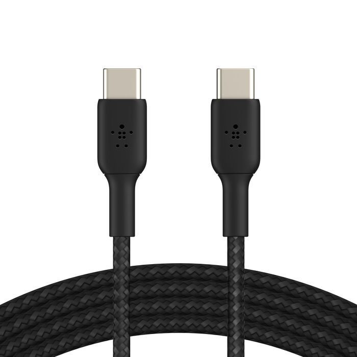 Belkin BRAIDED C-C 2.0 1M, BLK/CAB004BT1MBK