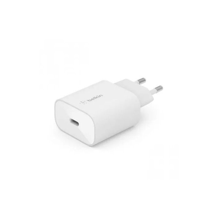 Belkin 25W USB-C Pd Wall Charger With Pps, White/WCA012KQWH
