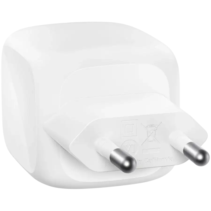 Belkin Dual USB-C 50W PD Wall Charger, White /WCH019KQWH