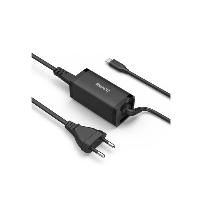 Hama Universal USB-C Notebook Power Supply Unit, GaN, Power Del. (PD), 5-20V/45W (200022)