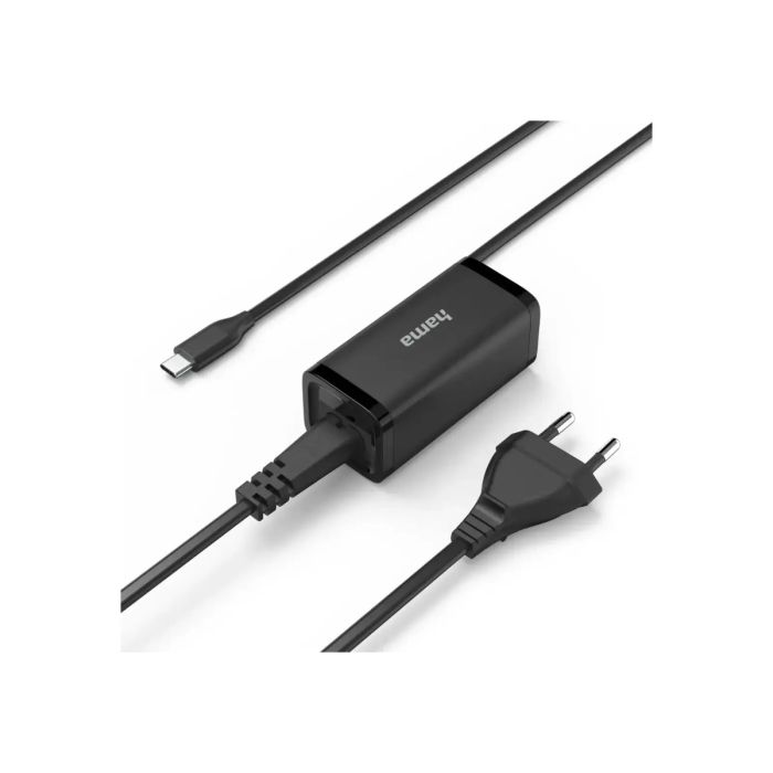 Hama Universal USB-C Notebook Power Supply Unit, GaN, Power Del. (PD), 5-20V/45W (200022)