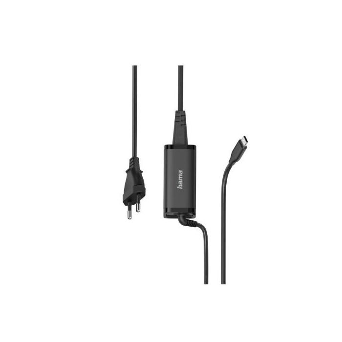 Hama Universal USB-C Notebook Power Supply Unit, GaN, Power Del. (PD), 5-20V/45W (200022)